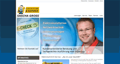 Desktop Screenshot of elektrotechnik-service.de