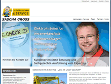 Tablet Screenshot of elektrotechnik-service.de
